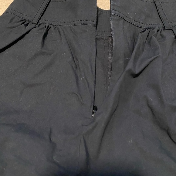 Black High-Waisted Cotton Shorts Black 4 - Picture 2 of 7